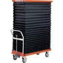 日本中山 TRUSCO 4989999715484 帶手升降機(jī)玫瑰裝載500板尺寸1050×600